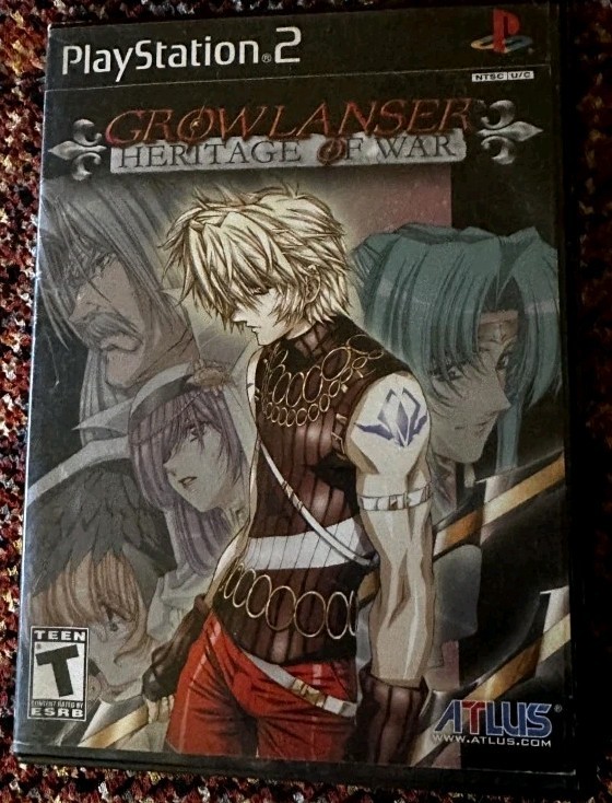 Case Only Growlanser: Heritage of War Sony PlayStation 2 Ps2 atlus