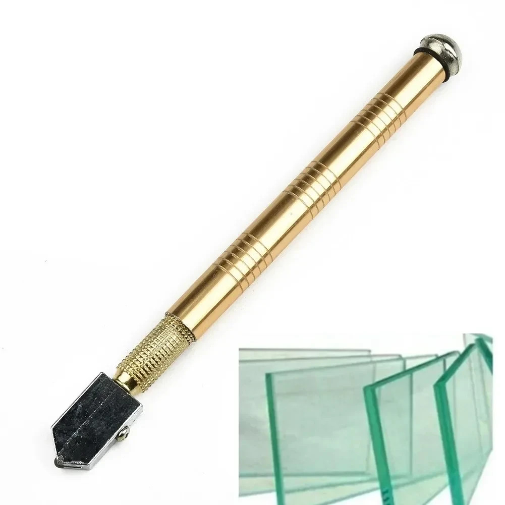 Glass Cutter 175mm Anti-Slip Handle Carbide Wheel Tool 5-12mm Cutting