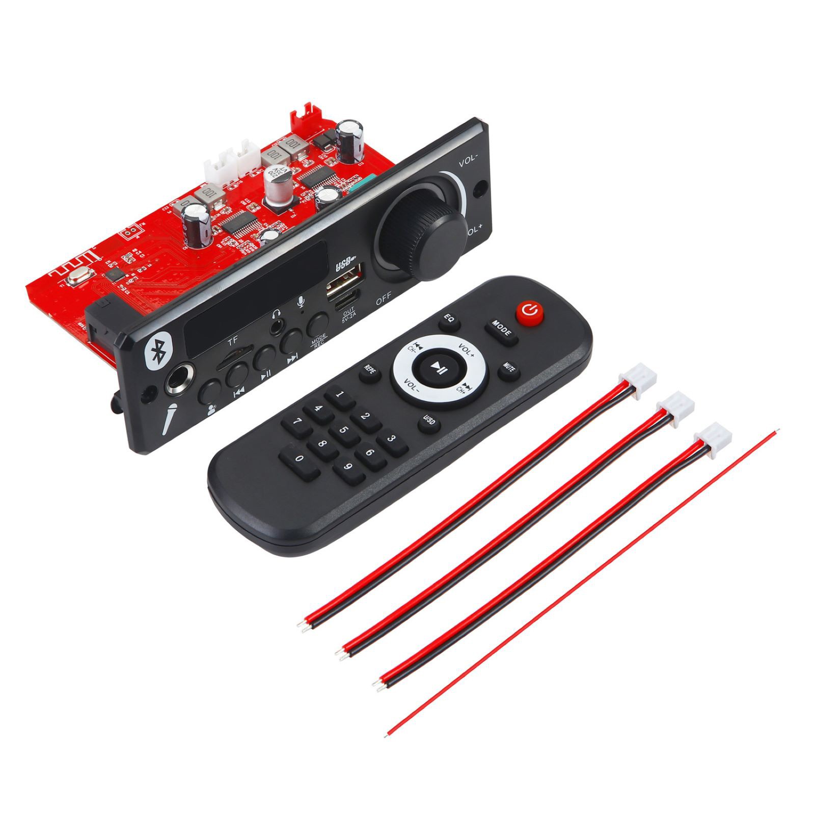 Multi-function MP3 Decoder Kit 160W Audio Amplifier Tool Bluetooth 5.0 DC12V