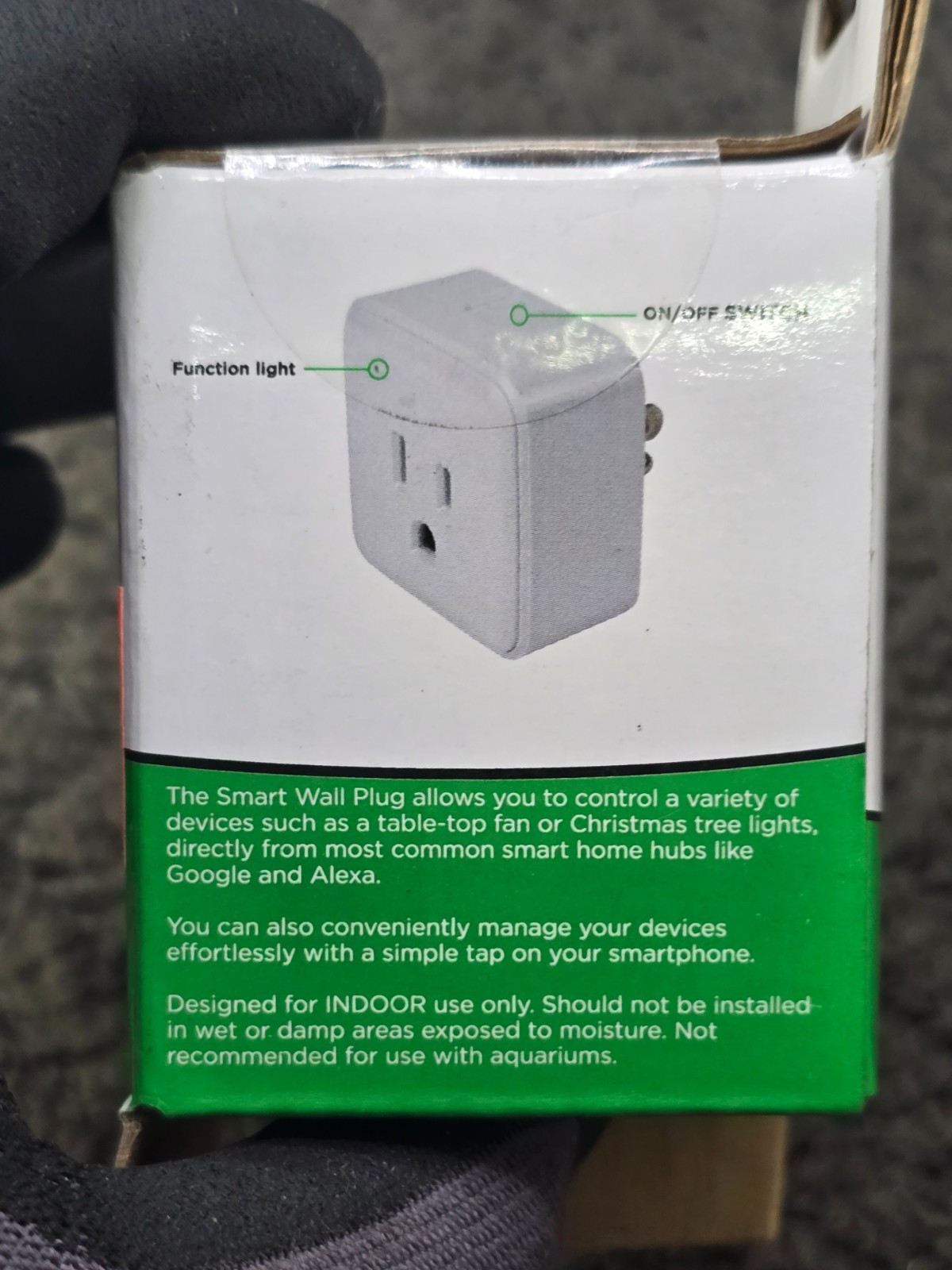 (QTY 11) MaxLite WP-SMTR: WiFi Smart Wall Plug Google & Alexa White