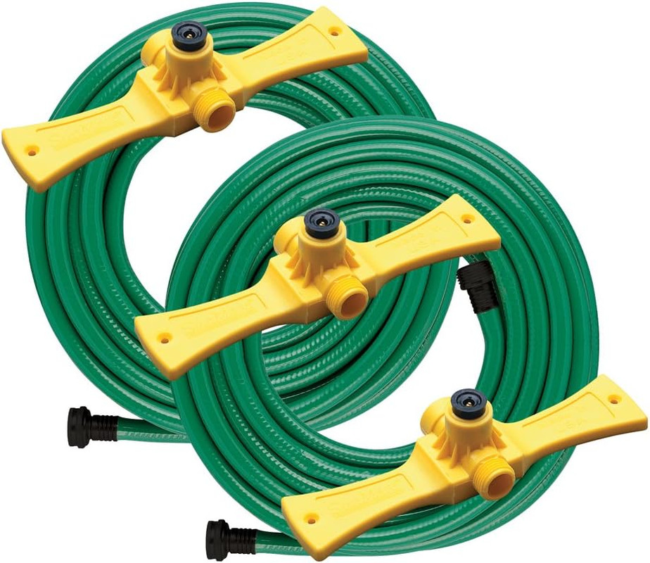 58092N Port-A-Rain Hose Watering Sprinkler System, Green