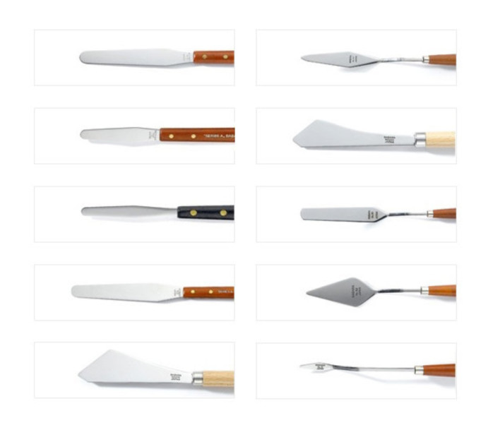 BABARA Artist Painting Knife Artists Art Craft Tool - Choose Type -