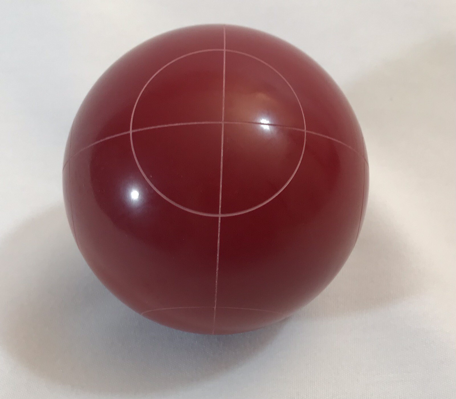 SPORTCRAFT Bocce Ball Maroon Circle 90mm