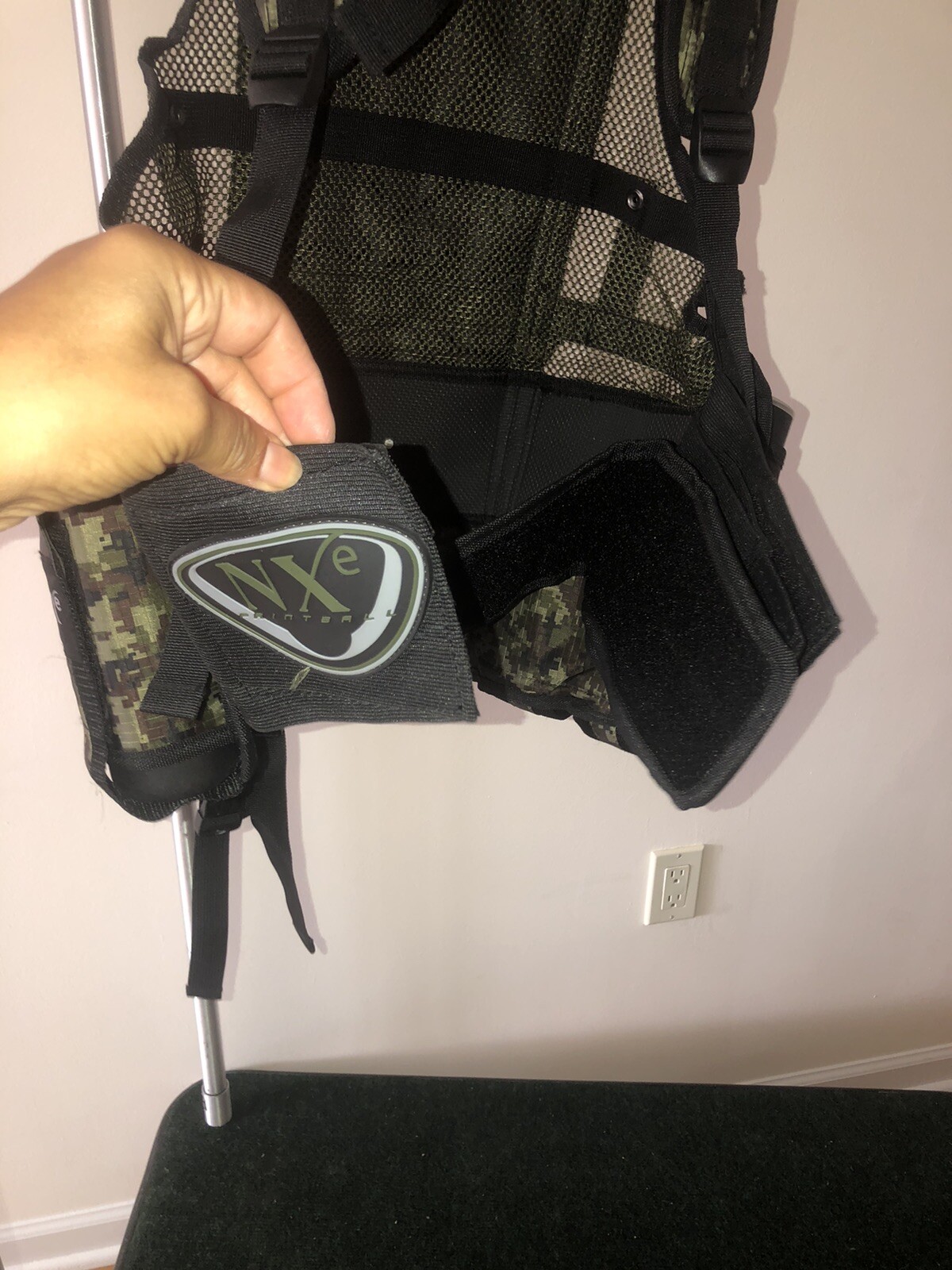 NXe Paintball UNIQUE digital camo back pack and pod holder