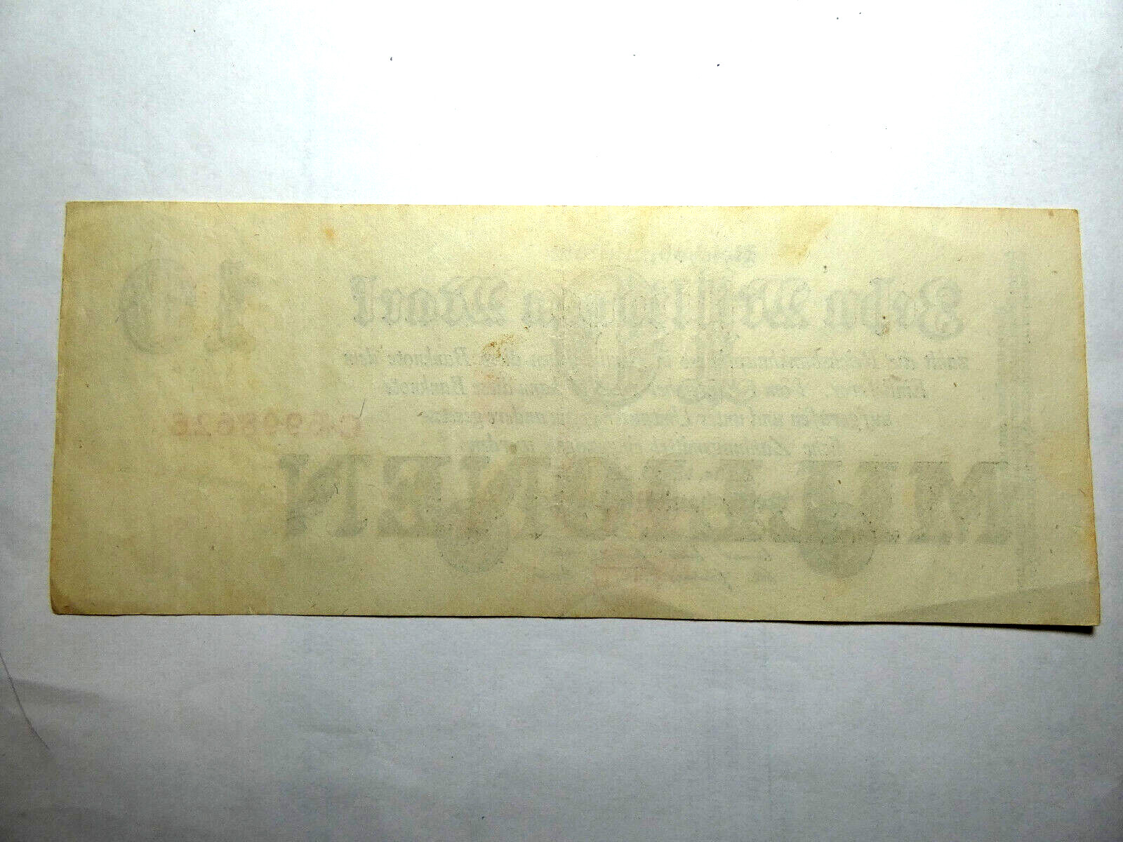 German 5 Millionen Reichsbanknote