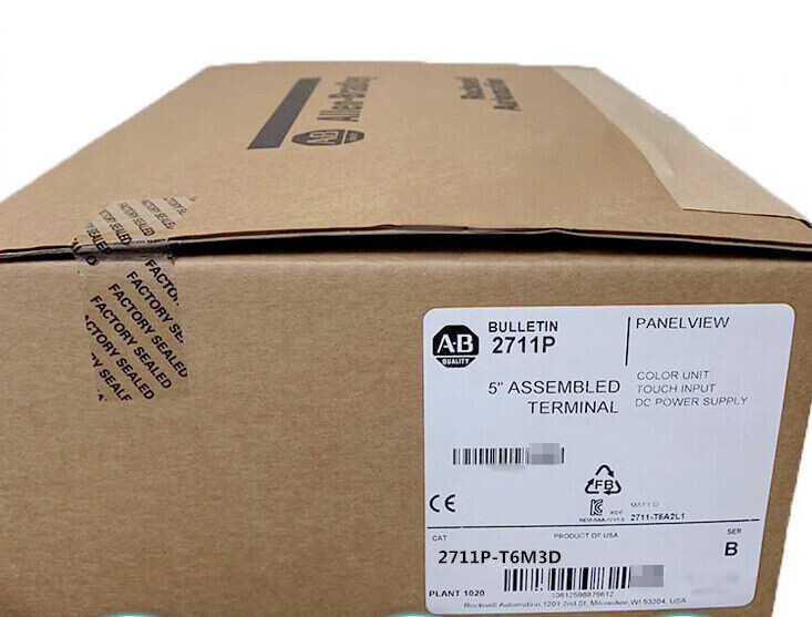 NEW Allen Bradley 2711P-T6M3D /B Panelview Plus 600 Operator Interface Panel