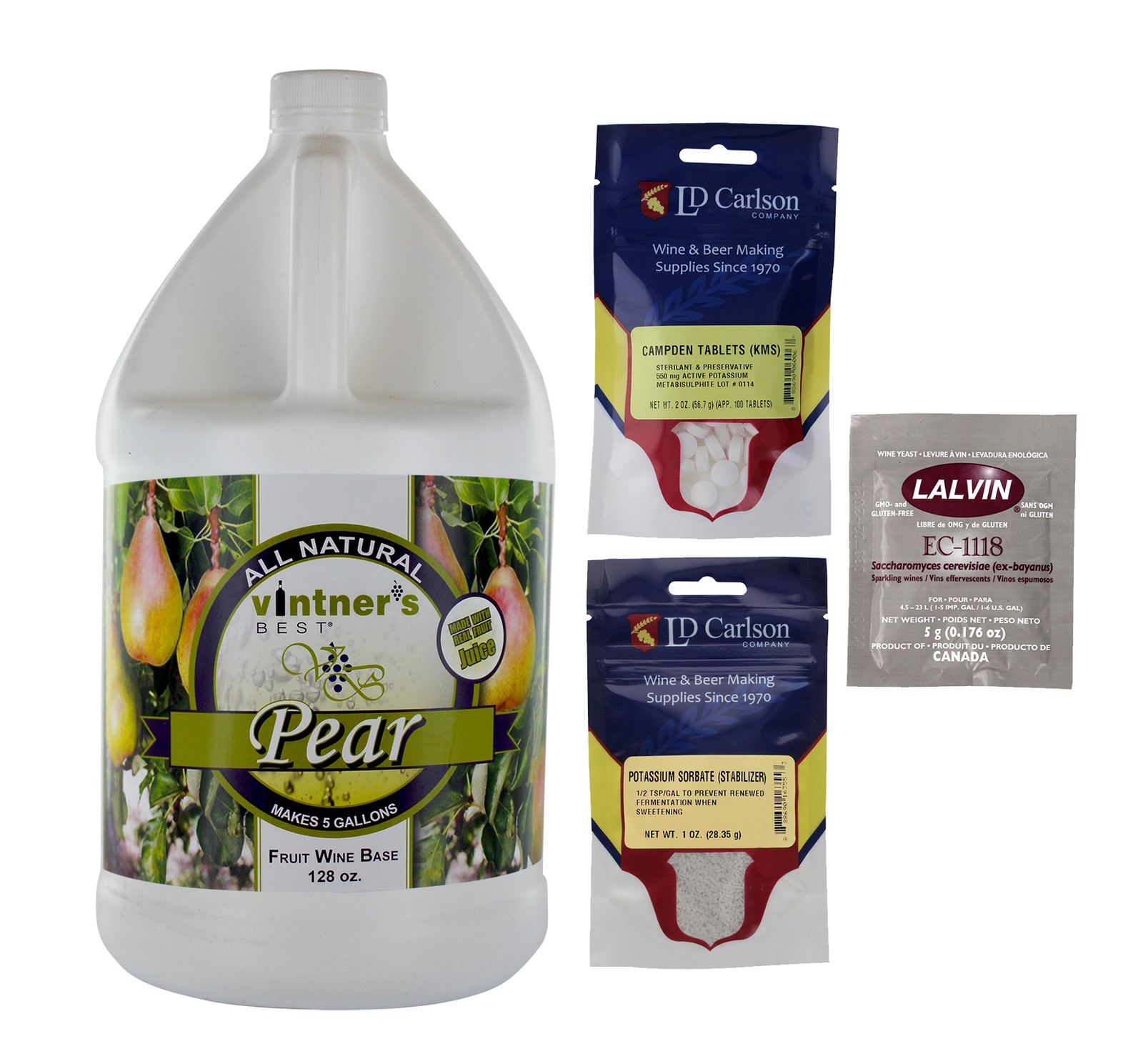 Complete Fruit Wine Base Kit-Pear
