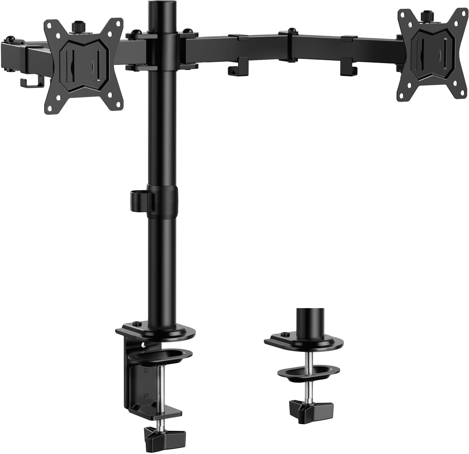 Dual Monitor Stand, Heavy Duty Adjustable Monitor Desk Mount for 2 Screens up...