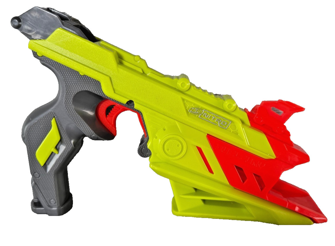 Nerf Nitro Car Launcher DuelFury Yellow Orange Gray Motofury No Cars