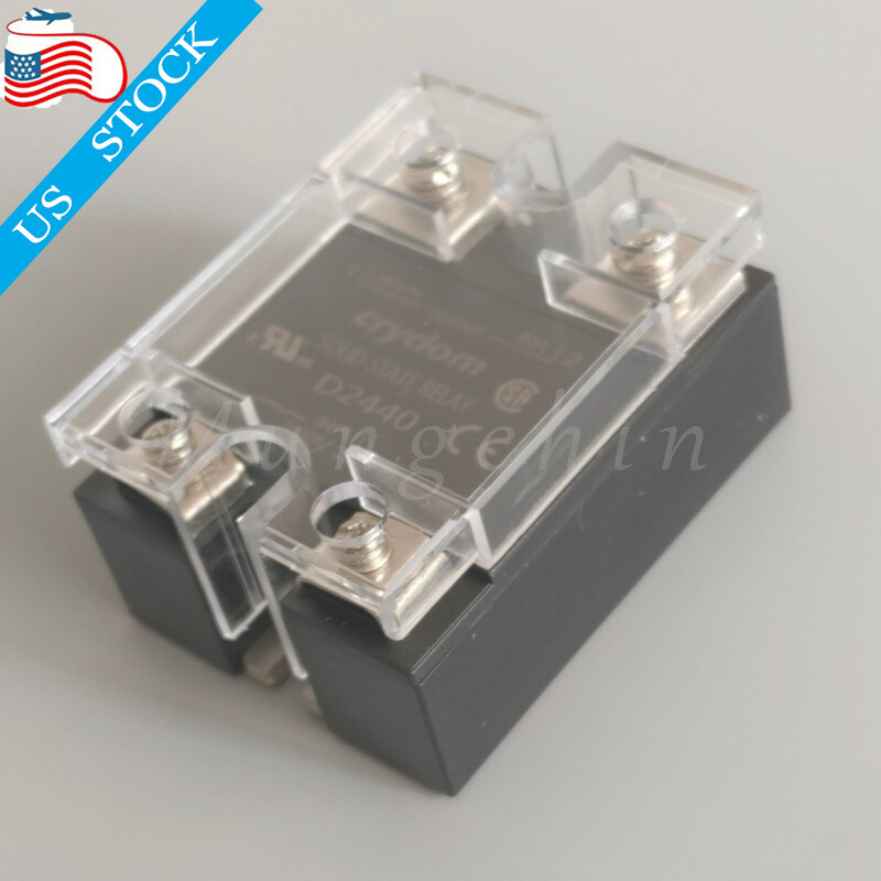 2PCS For Crydom D2440 SSR 3-32V Output 40A 240V Solid State Relay Input US STOCK