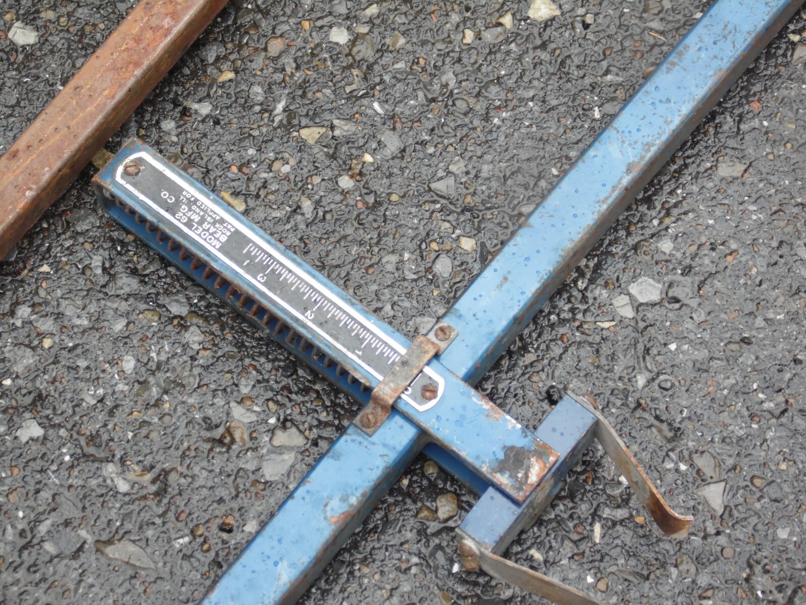 Vintage Bear Wheel Aligner Alignment Tool and Sign