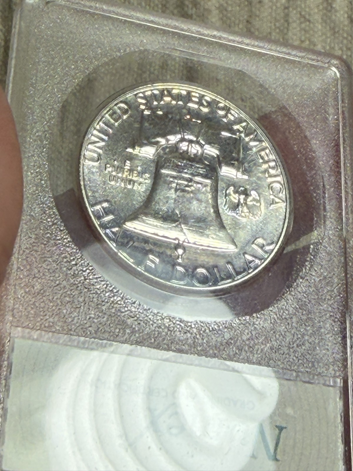 1962 Proof Franklin Half Dollar Rare NUMEX Vintage Holder Gem Proof