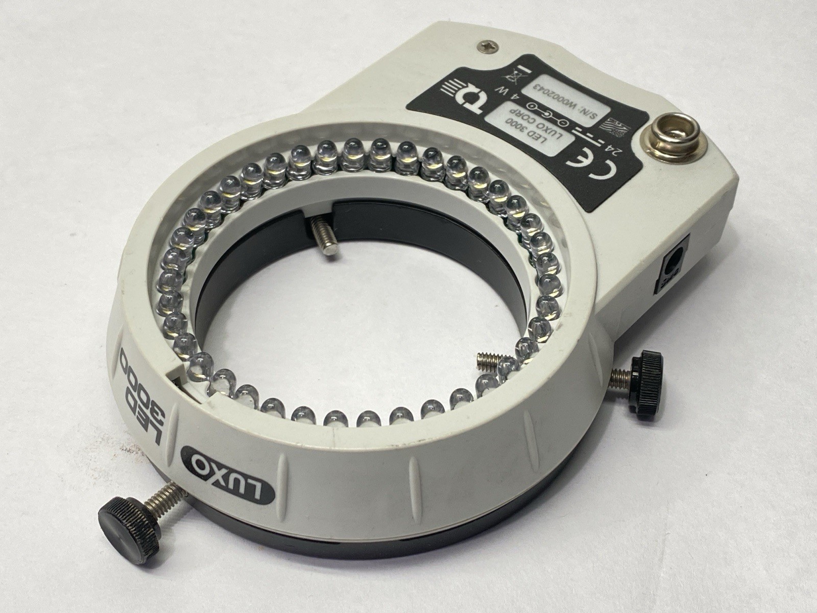 Luxo LED3000 Microscope LED Ring Light NO POWER SUPPLY