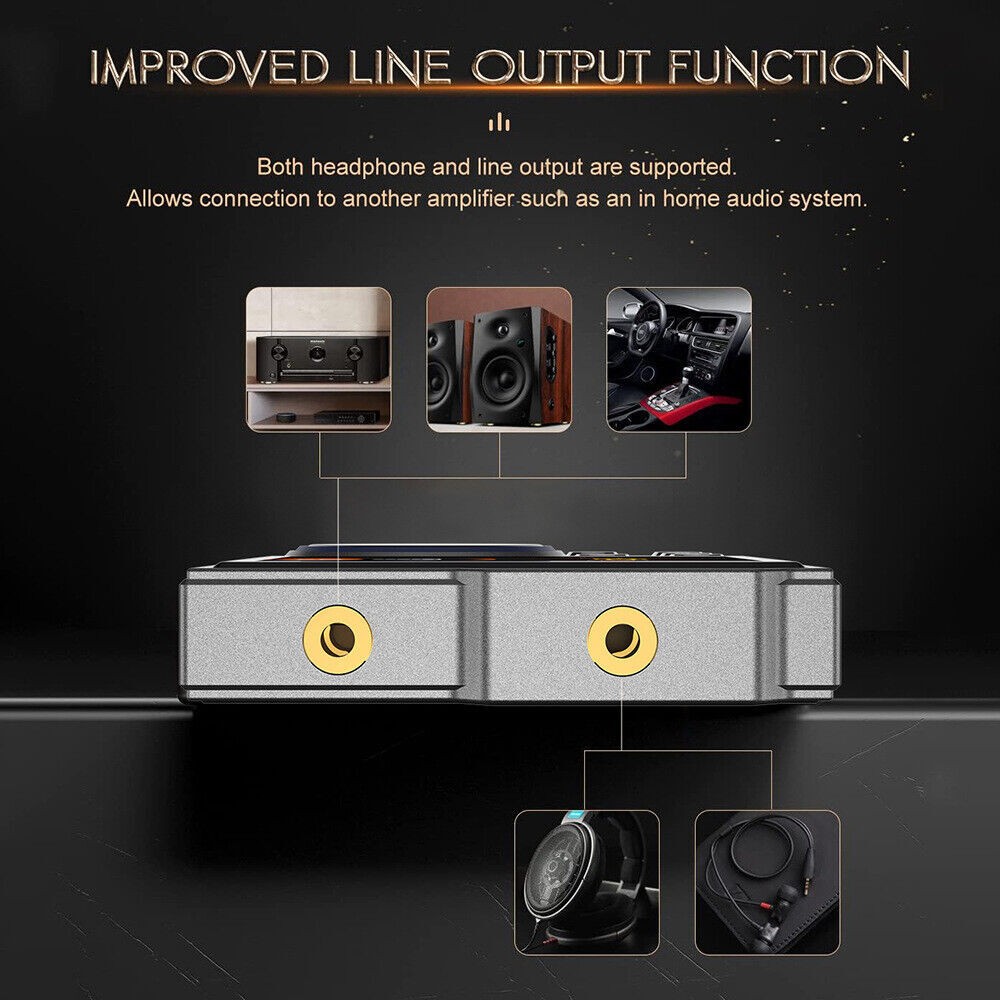 2.4" Bluetooth HiFi MP3 Player DSD High Resolution Digital Audio Music Player