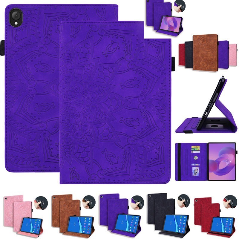 For Lenovo Tab 10.1" TB311XU TB311FU 2025 Case Flower Leather Flip Folio Cover