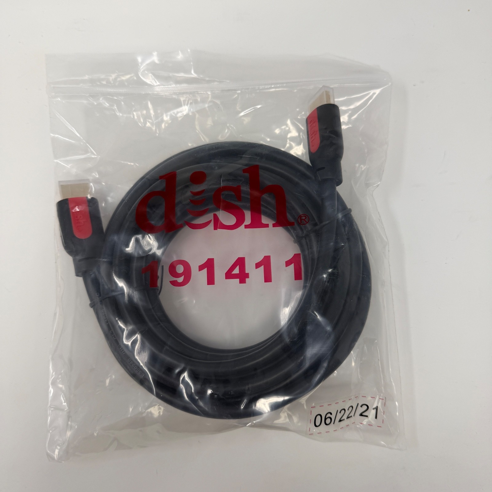 Dish Network HDMI Gold Plate Network High Speed 15ft Cable - 191411 Brand New