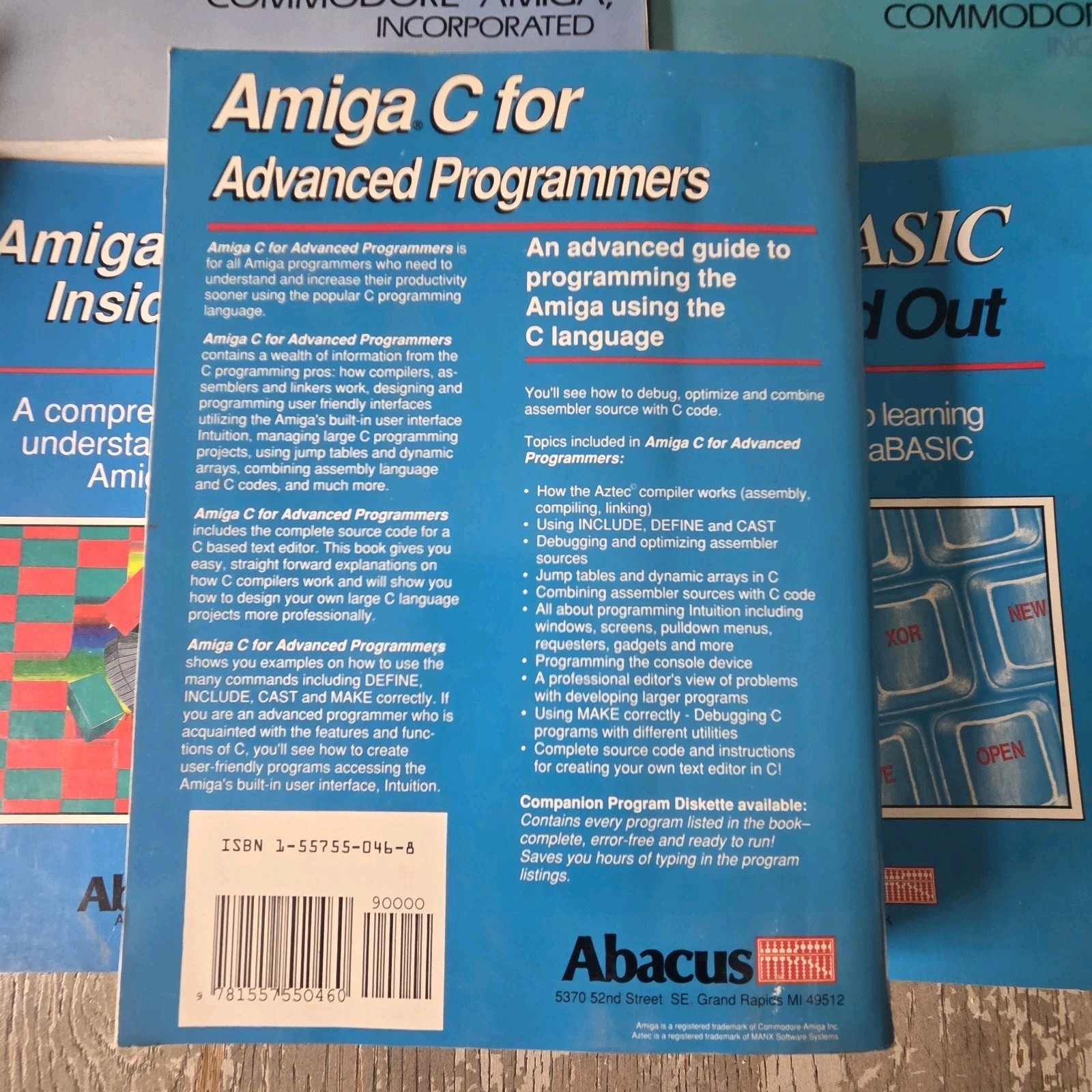 Commodore-Amiga Vintage Amiga ROM Kernel & Hardware Reference Manual Lot Rare