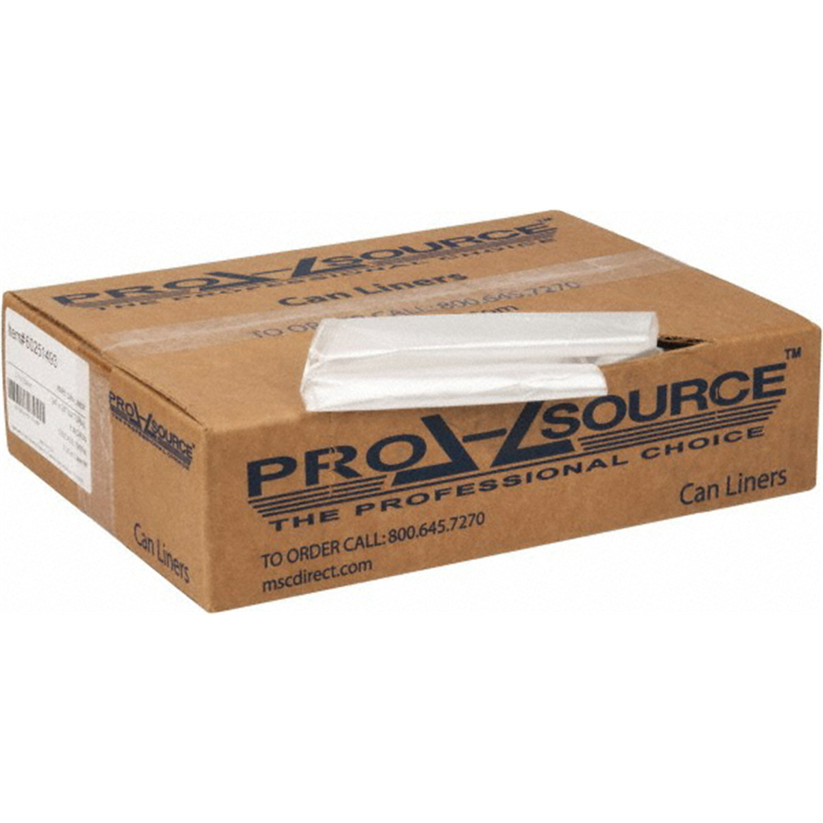 Msc Industrial Supply PRO-SOURCE 500 Qty 1 Pack 13 Gal 0.9 mil Household/Office