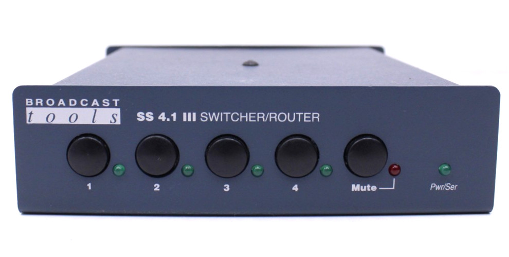 Broadcast Tools SS 4.1 III Audio Switcher/Router - Tested