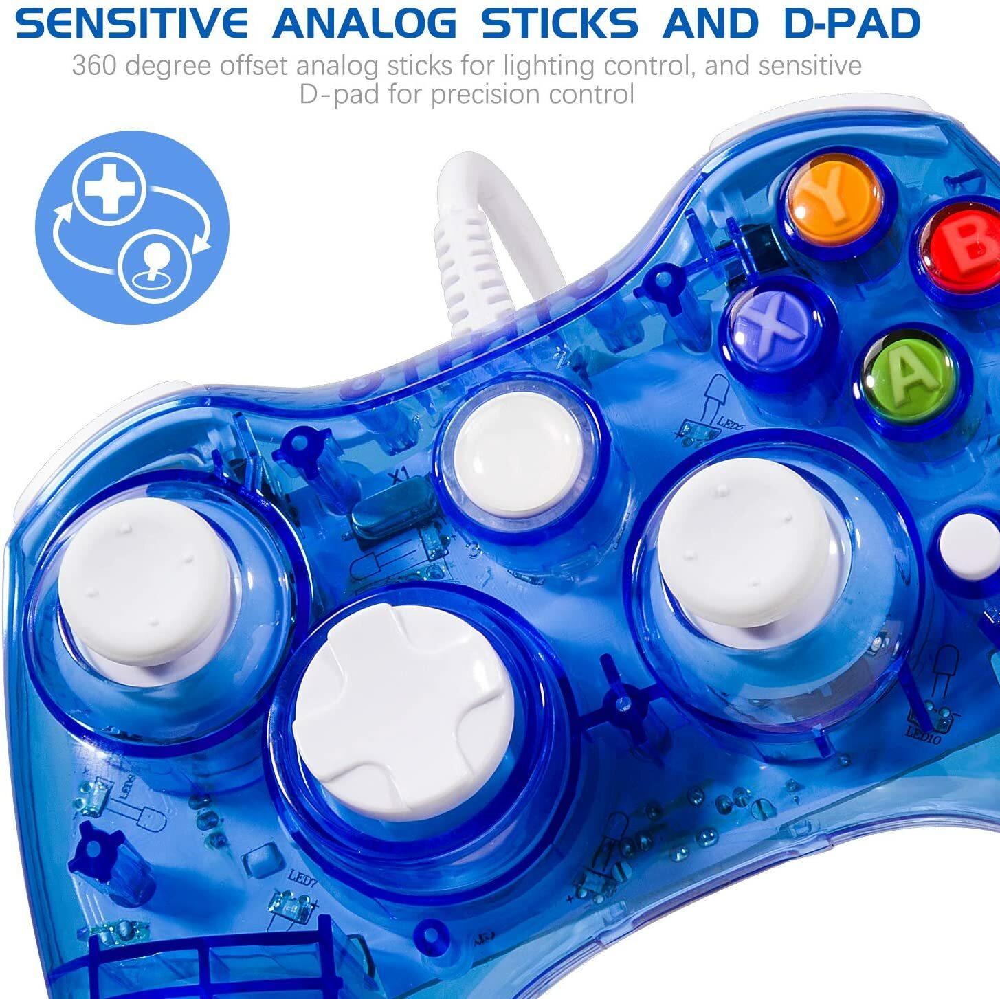USB SNES/ N64 /Xbox 360Controller Gamepad Joystick for Windows XP PC MAC