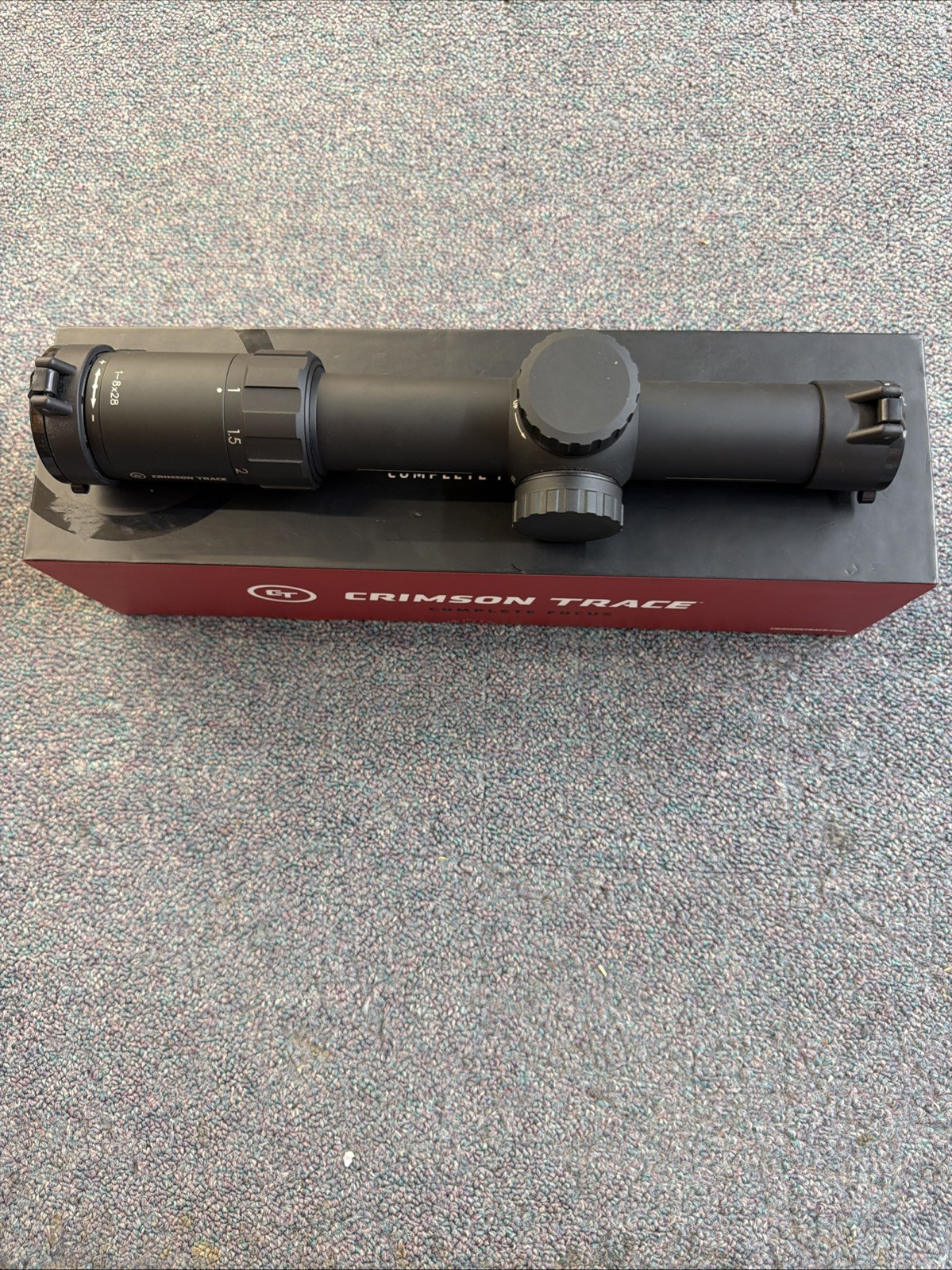 Crimson Trace 1-8x28 34mm Tube FFP SR2-MOA BDC 3-Series Riflescope CSA-3108