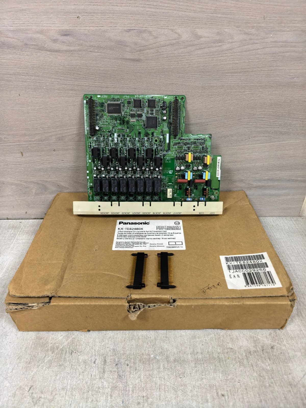 PANASONIC KX-TA82481/TE82480 2PORT ANALOGUE CO LINE & 8PORT SLT EXTENSION CARD