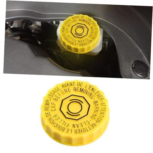 Brake Fluid Cap Replacement OEM #4683656AB 5014518AA Brake Master Yellow