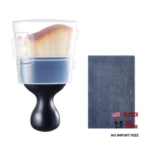 Car Interior and Exterior Soft bristles Detail Dust 1 Piece Brush + Towel