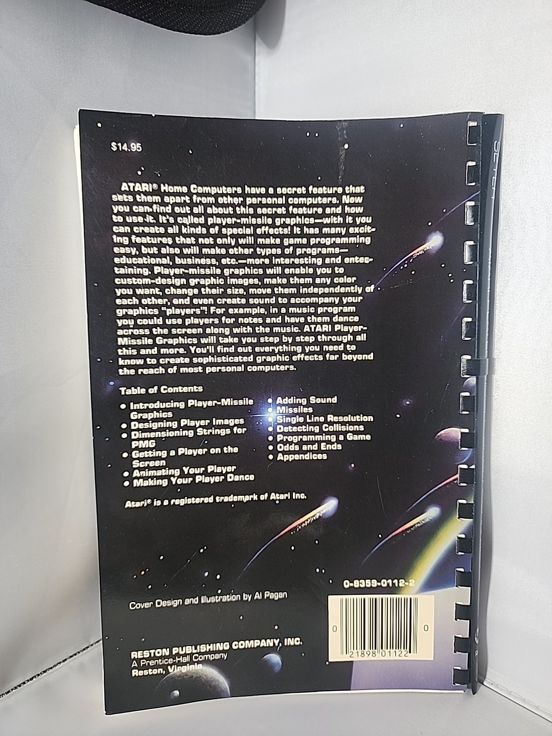 Atari Player-Missile Graphics in Basic Vintage Computer Book Philip C 1st ED PRT