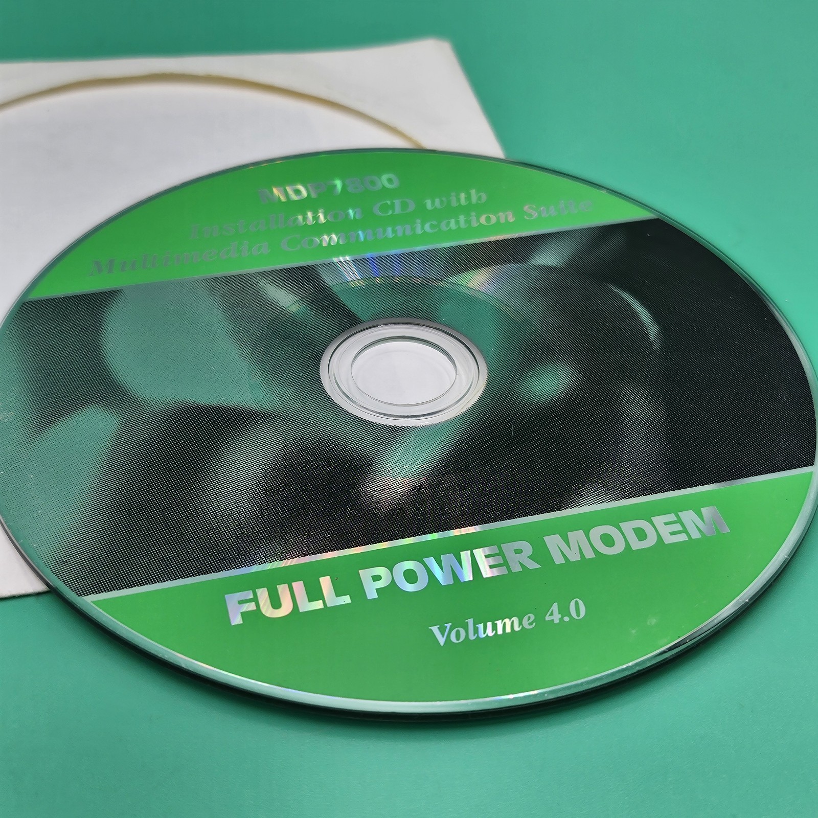 MDP7800 Installation CD-ROM Full Power Modem Volume 4.0 Multimedia Communication