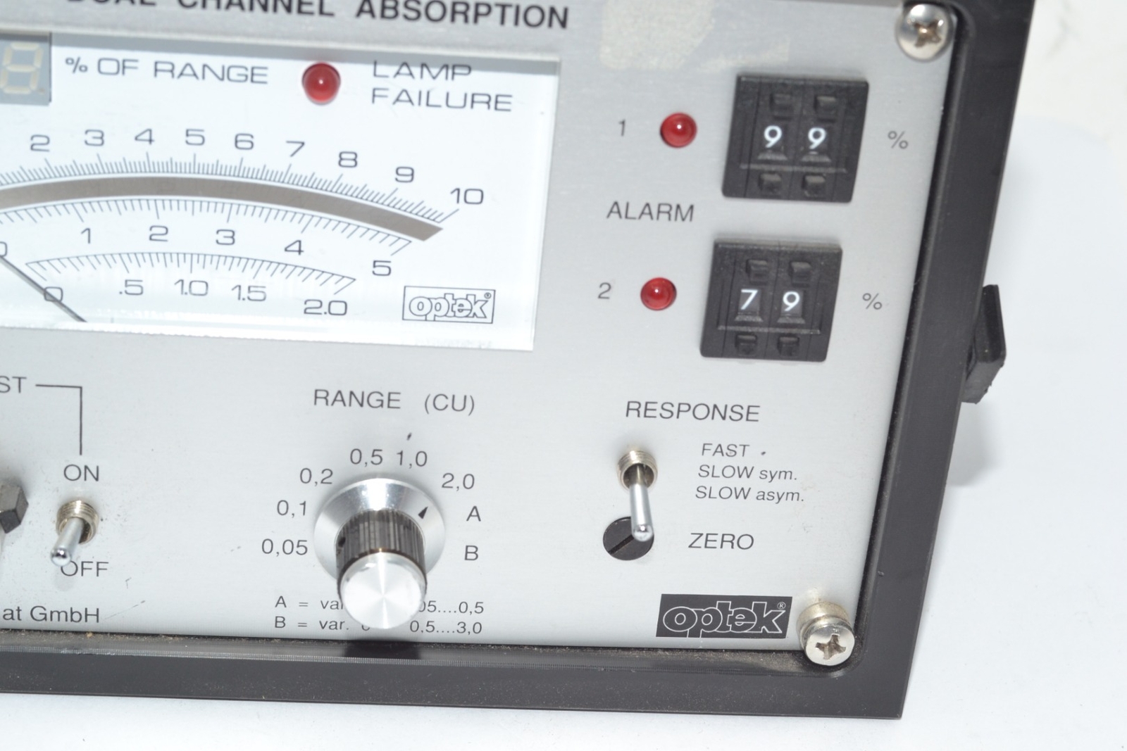 Optek 312 Dual Channel Absorption Meter Converter, 30VA Max