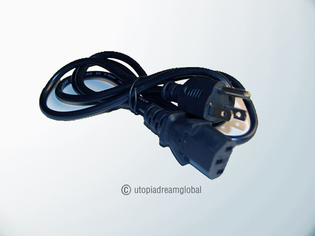 AC Power Cord Cable Plug For Dynex DX-19L150A11  DX-22L150A11 HD LCD Television