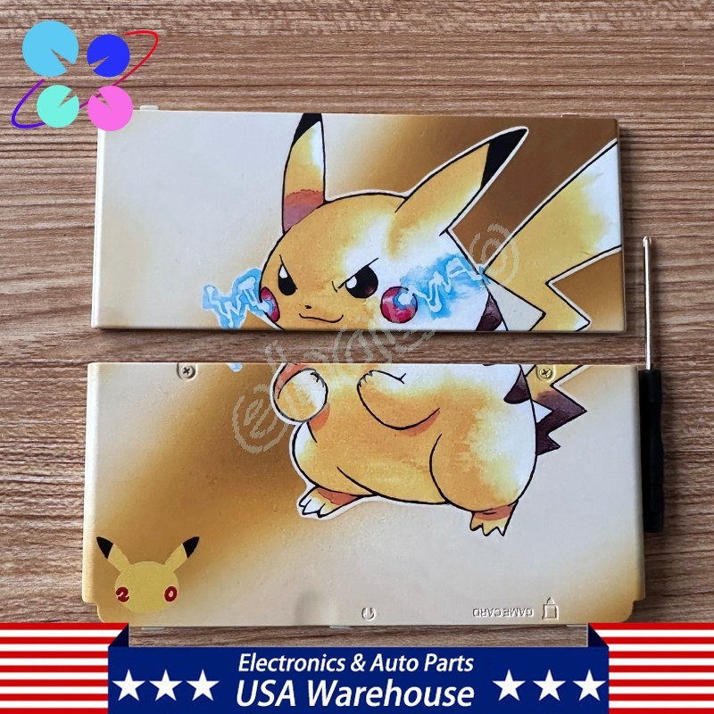 Top and Bottom Battery Cover Housing Shell Case Set For Nintendo New 3DS (2015)