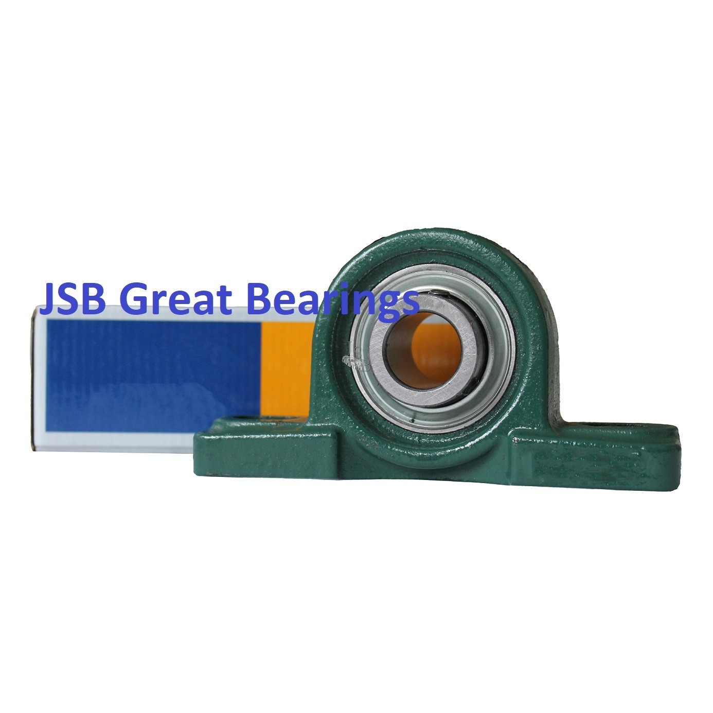 (2 Pack) UCP201‑8 Pillow Block Bearings ½″ Bore | Double‑Seal Unit, Solid Base