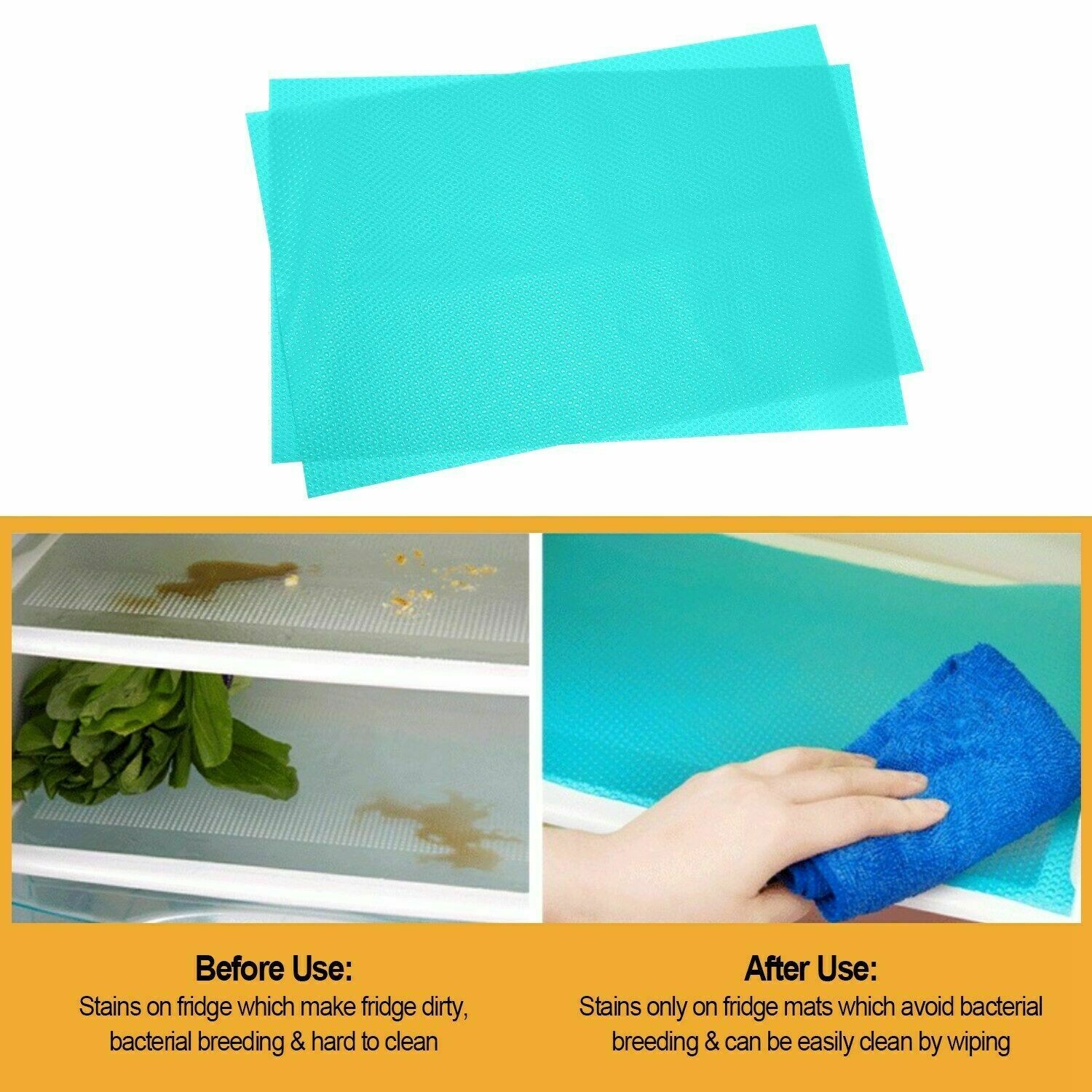 4pcs Refrigerator Mats
