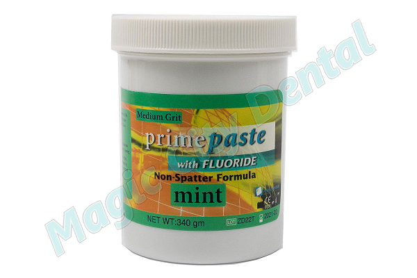 **PRIORITY** Prime-Dent Dental Prophy Paste w/ Fluoride Medium Grit Mint 340g