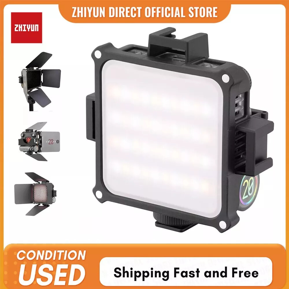 Zhiyun FIVERAY M20 Combo LED Video Light Bi-Color 2700K- 6500K Photography Light