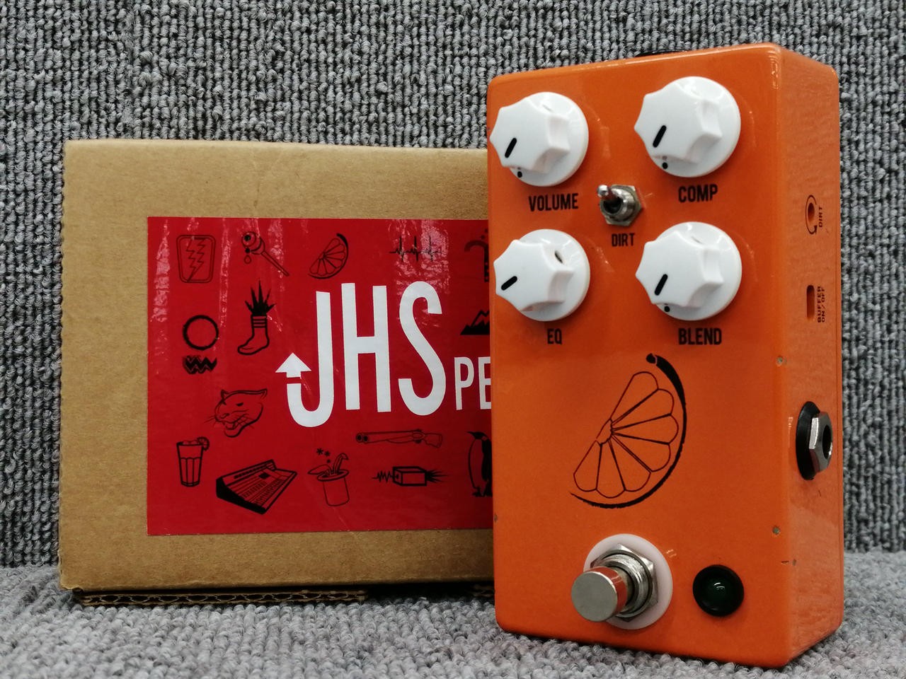 JHS Pulp'n'Peel V4 Compressor Guitar Effect Pedal Used