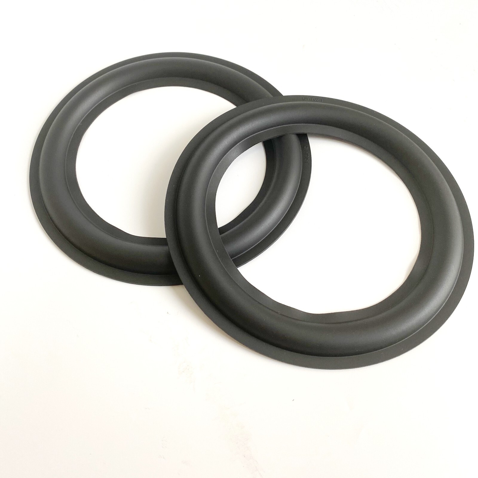 2 Replacement 6.5" 166mm Speaker Rubber Surrounds For Speaker Woofer Edge Repair