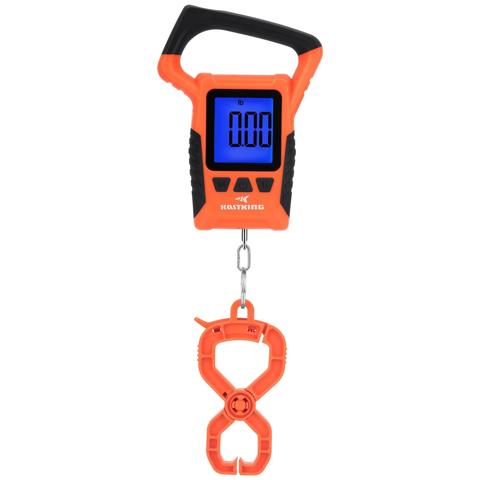 Floating Waterproof Digital Fish Scale, 110lb Capacity, Large LCD Display, Multi