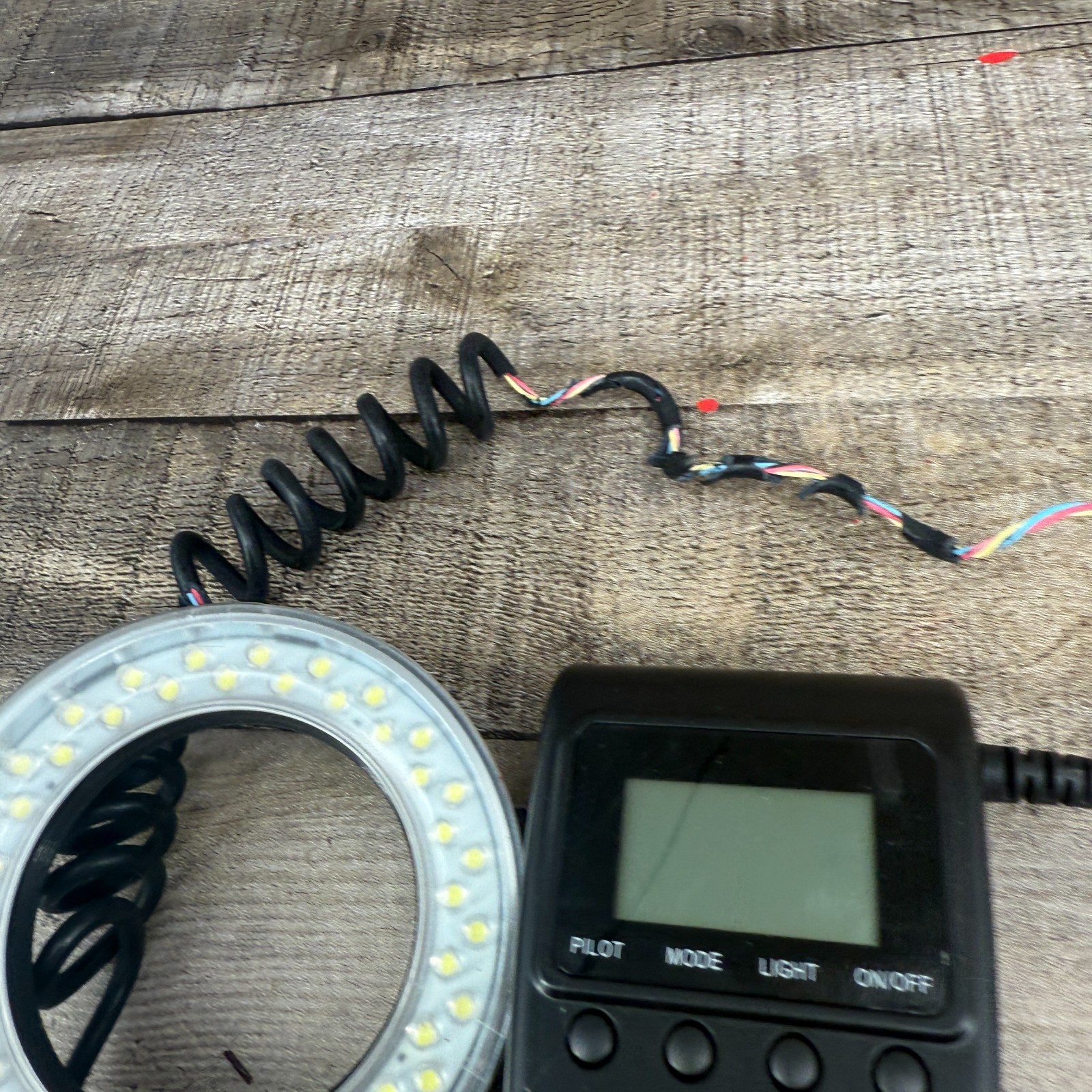 Macro LED Ring Flash Photographic Tool Works