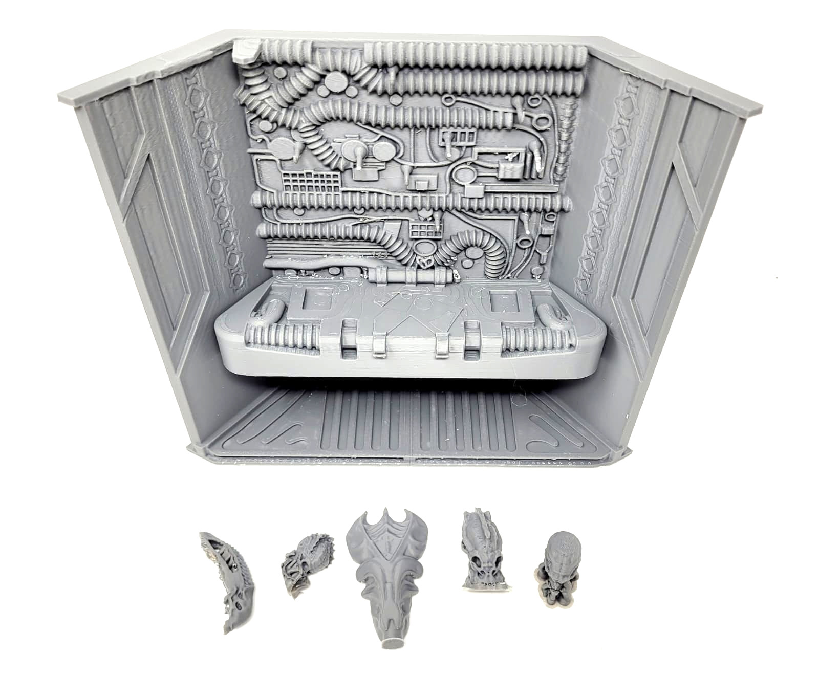 Predator Trophy Room Diorama 1:10 Scale for 7" NECA Figures | 3D Printed Sci-Fi