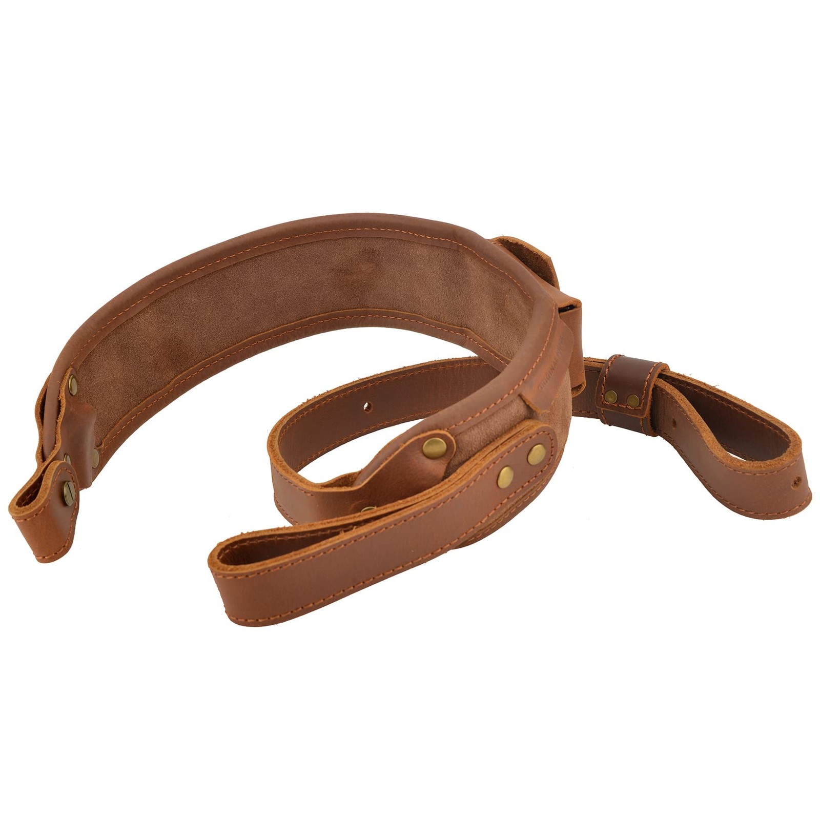 Tas Trost Leather Rilfe Shoulder Sling Brown