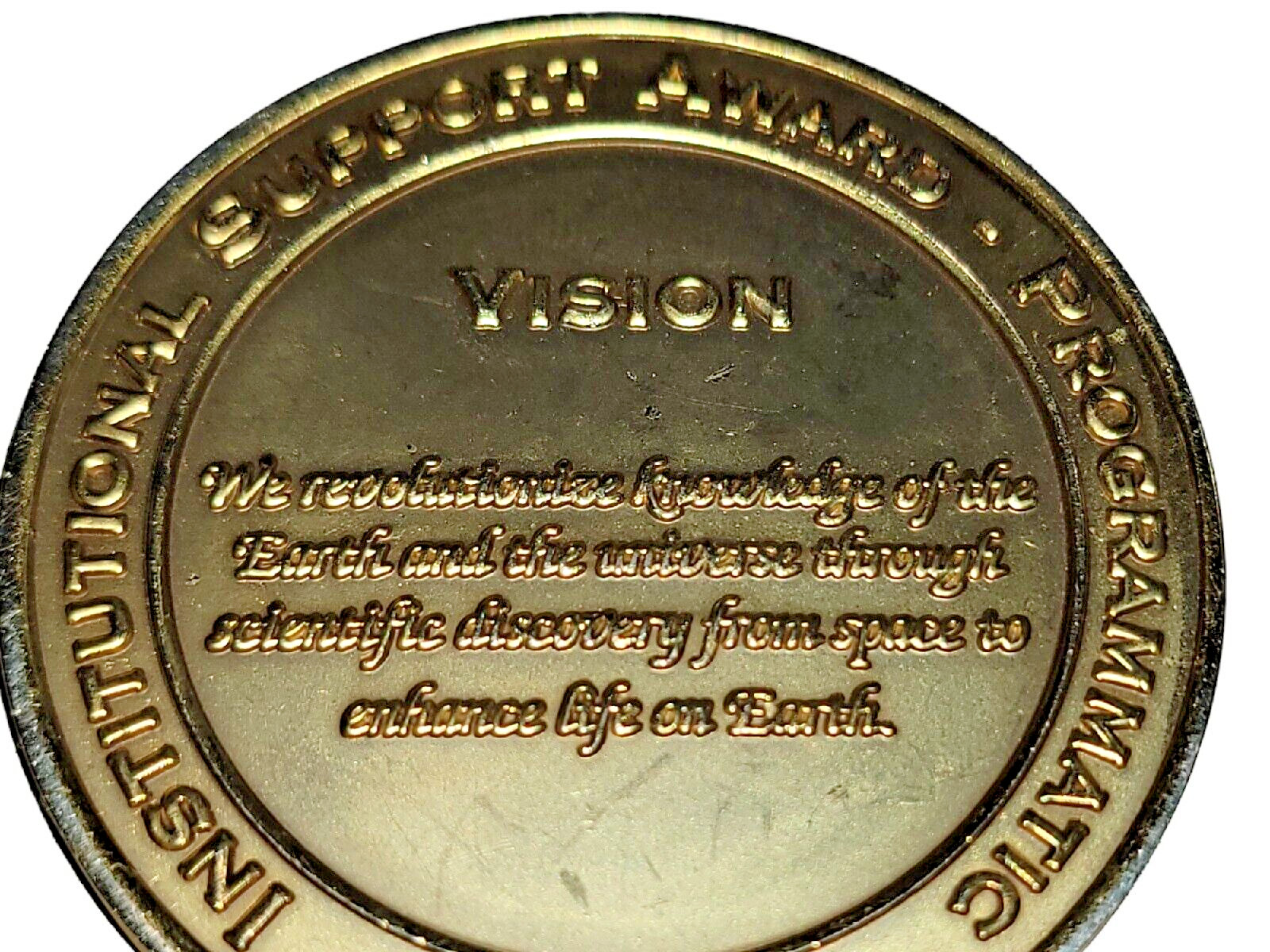NASA Goddard Space Flight Center Earth Observing System Achievement Medallion