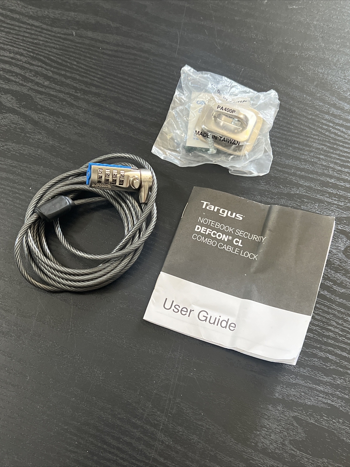 Targus Notebook Security Defcon CL Combo Cable Lock For Your Laptop