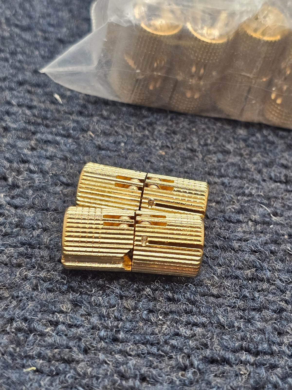 (QTY 24) Barrel Hinge Satin Brass BH144
