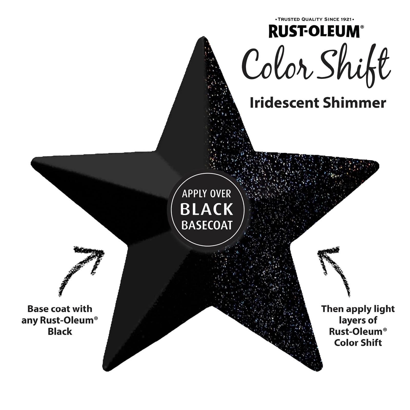 Iridescent, Rust-Oleum Color Shift Spray Paint-384335, 11 oz