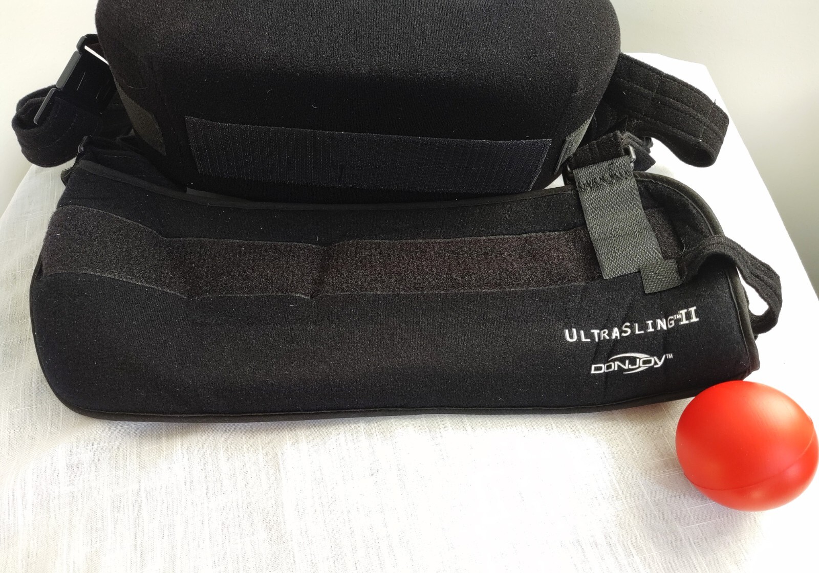 DonJoy UltraSling II Shoulder Immobilizer Pillow Strap Black Sling Sz LARGE