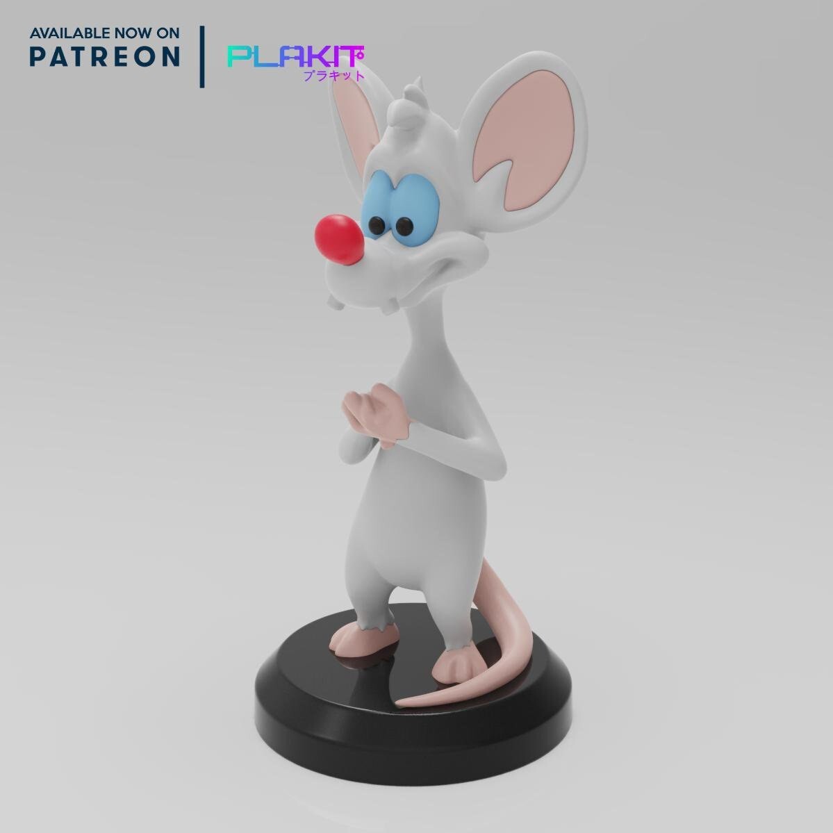 UNPAINTED Animaniacs Pinky & the Brain Set Looney Tunes 3d Printed Model Kit