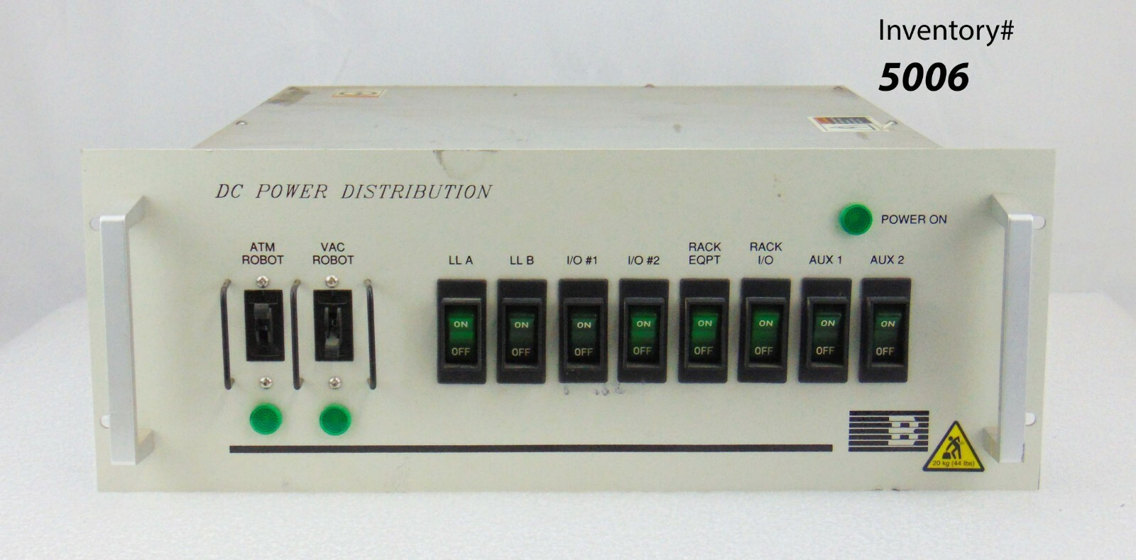 Brooks 002-5885-02 DC Power Distribution Unit *used working
